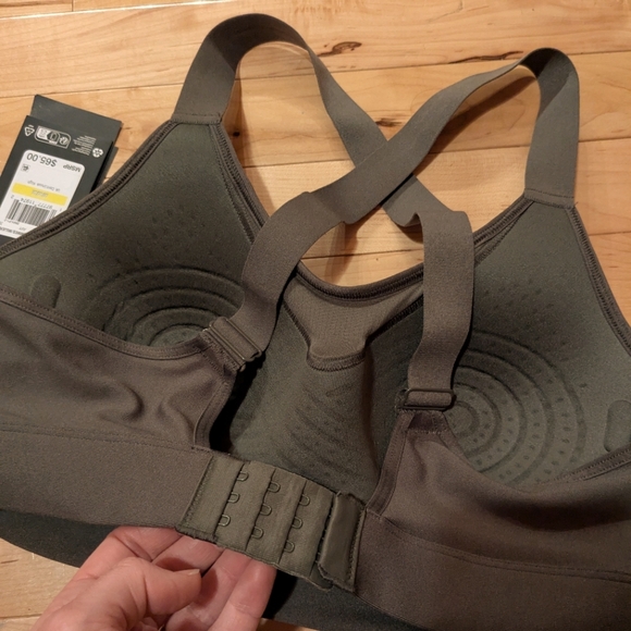 Under Armour High Support Sports Bra - Dark Green - Picture 2 of 4